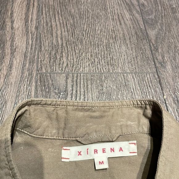 XÍRENA | Olive Green Button Up Beau Shirt - Picture 6 of 15